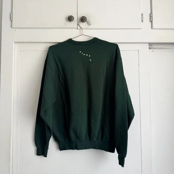 Clare V Forest Oversized Oui Sweatshirt - Picture 5 of 7